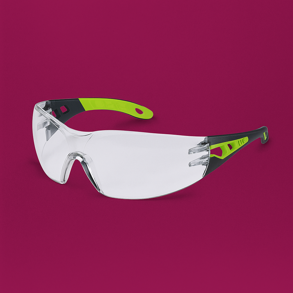 Очки защитные UVEX 9192 с широкой дужкой, покрытием от запотевания и защитой от царапин.